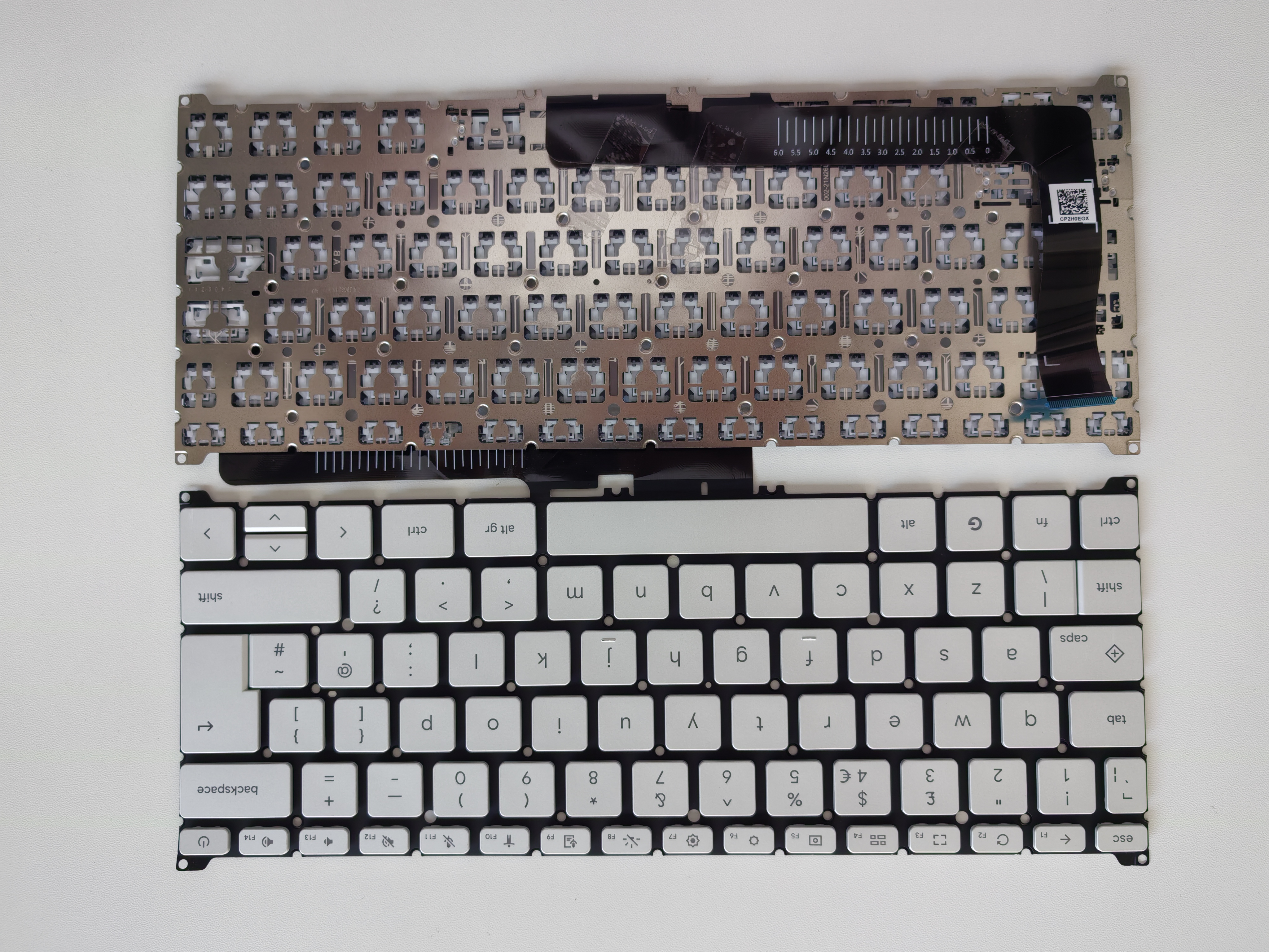 Picture of New Replacement Laptop Keyboard For ACER A514-56/A314-36P/SP314-55N/Spin 3 SP314-55N light transmission SILVER Uk Layout